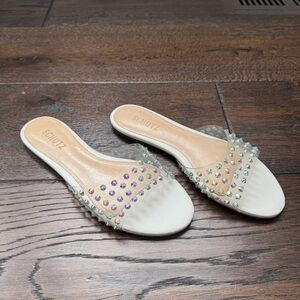 Schutz Greece Flat Slide Sandal